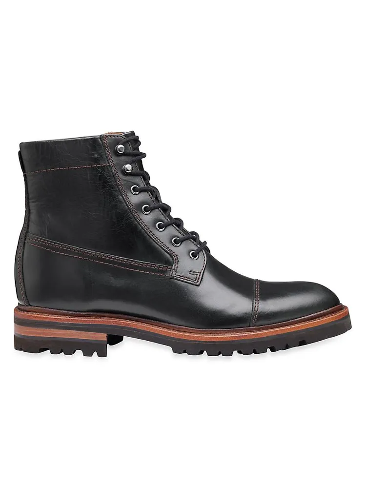 Dudley Lace-Up Leather Boots