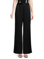 Andi Pleated Wide-Leg Pants