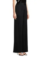 Andi Pleated Wide-Leg Pants