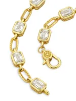 Allure 18K Yellow Gold & 513 TCW Lab-Grown Diamond Bezel Bracelet