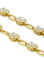 Allure 18K Yellow Gold & 513 TCW Lab-Grown Diamond Bezel Bracelet