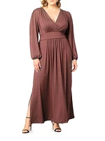 Kelsey Long-Sleeve Maxi Dress