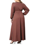 Kelsey Long-Sleeve Maxi Dress