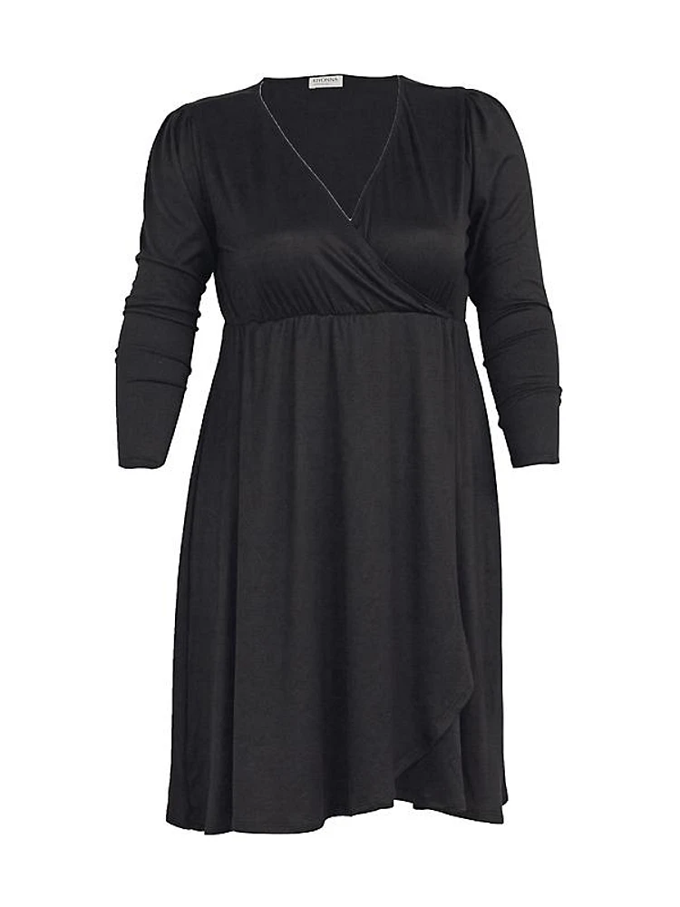 Aster Faux Wrap Dress