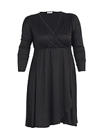 Aster Faux Wrap Dress