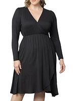 Aster Faux Wrap Dress