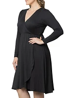 Aster Faux Wrap Dress