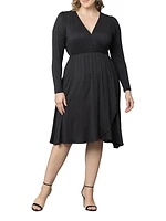 Aster Faux Wrap Dress