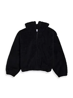 Little Girl's & Half-Zip Sherpa Jacket