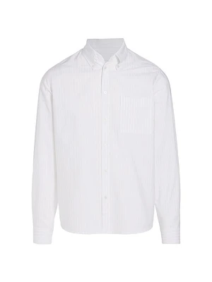 Cotton Striped Poplin Shirt