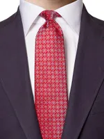 Floral Silk Tie