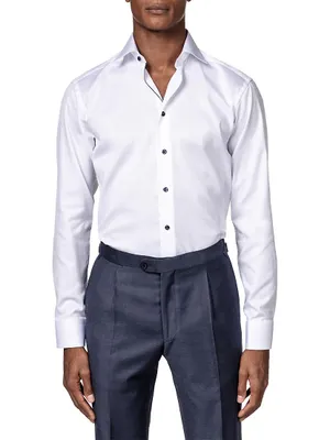 Contemporary Fit Twill Shirt