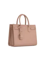 Sac De Jour Baby Top Handle Bag In Smooth Leather