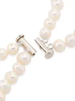 Jasmin Sterling Silver & Freshwater Pearl Double-Strand Necklace