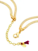 Lady 14K-Gold-Plated Layered Necklace