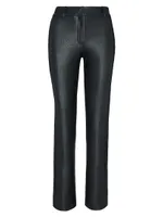 Faux Leather Trousers