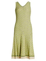 Soar Godet Knit Midi-Dress