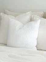 Euro Cotton Down Waffle Weave Pillow