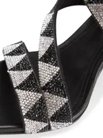 Jodie 101MM Crystal-Embellished Sandals