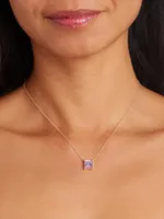 Maya 14K Gold Vermeil & Crystal Pendant Necklace