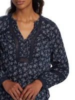 Kent Cotton Floral Blouse