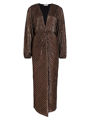 Sutton Metallic Maxi Dress