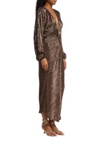 Sutton Metallic Maxi Dress