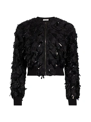 Mariana Sequined Bomber Jacket