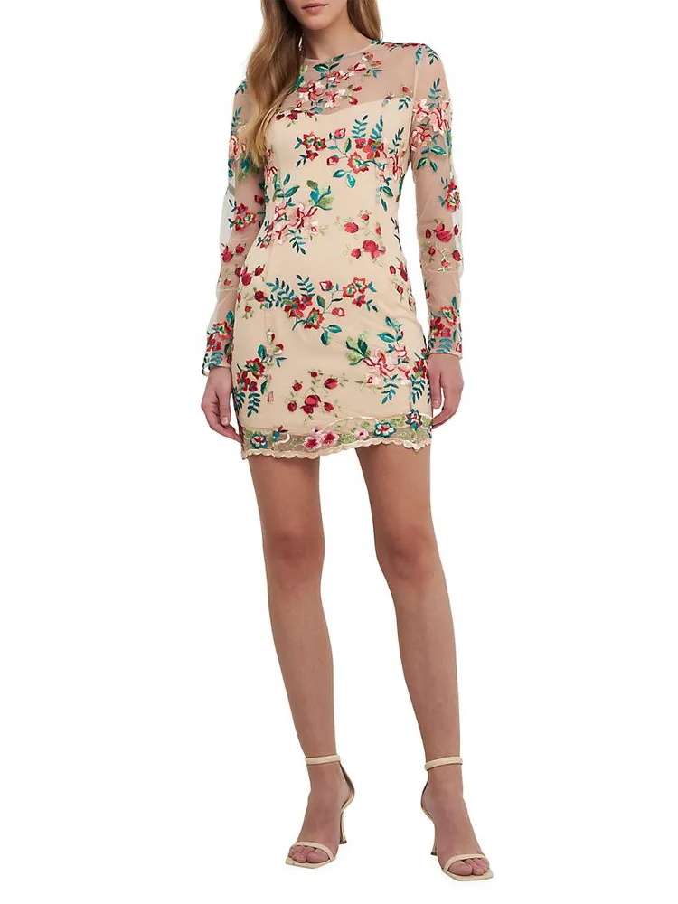 Floral Embroidered Dress