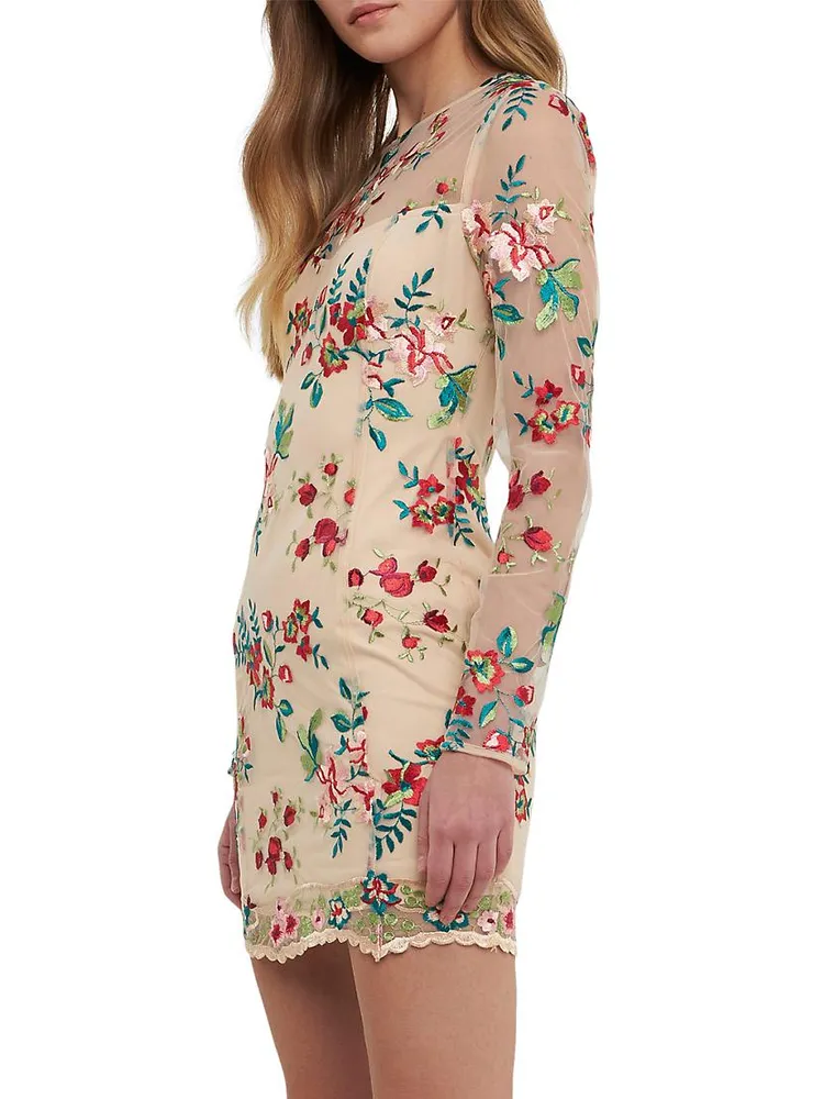 Floral Embroidered Dress