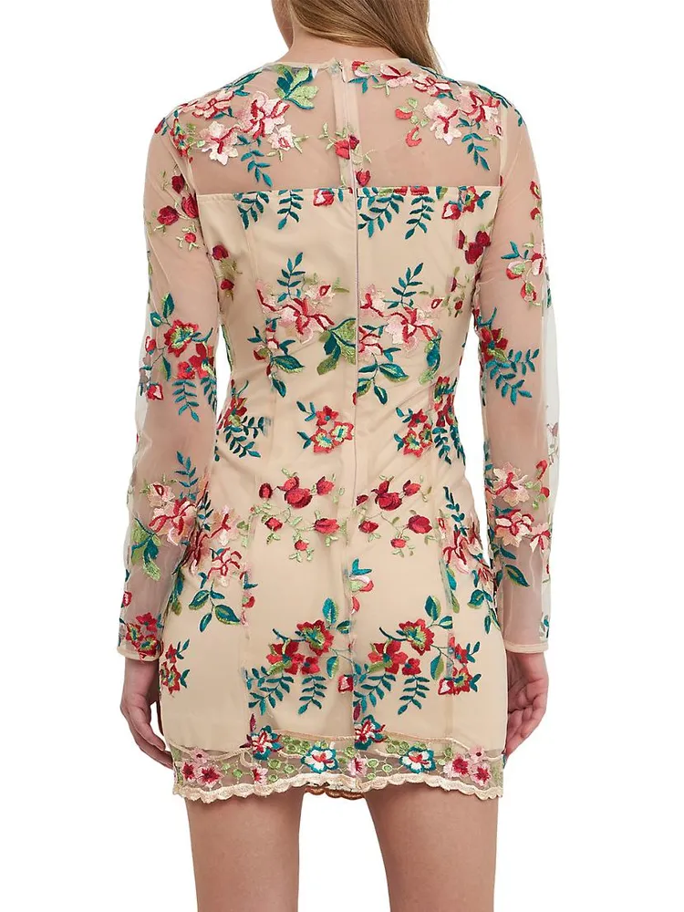 Floral Embroidered Dress