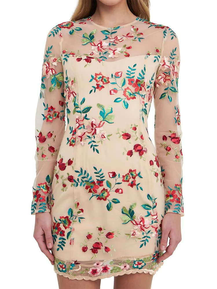 Floral Embroidered Dress