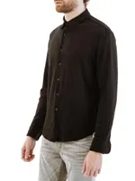 Noir Button-Front Shirt