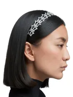 Stella Rhodium-Plated & Swarovski Crystal Headband