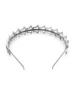 Stella Rhodium-Plated & Swarovski Crystal Headband