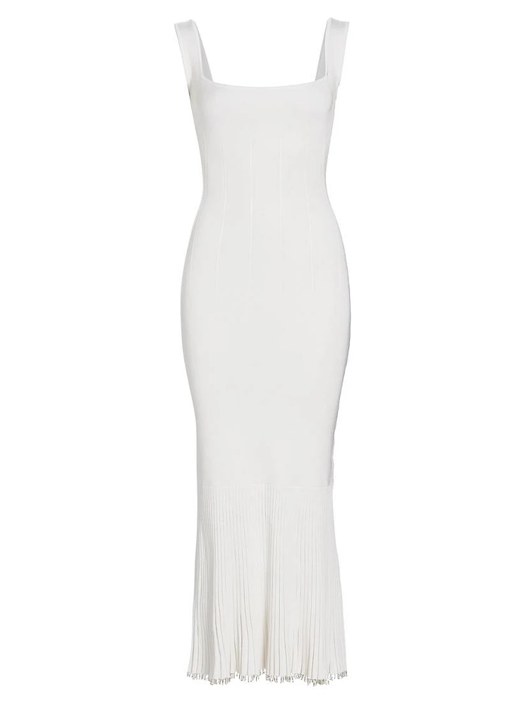 Atalanta Sleeveless Beaded Maxi-Dress