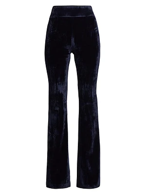 Boot-Cut Velvet Pants