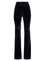 Boot-Cut Velvet Pants