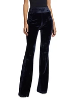 Boot-Cut Velvet Pants