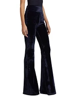 Boot-Cut Velvet Pants