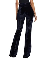 Boot-Cut Velvet Pants