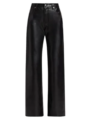 Annina Recycled Leather Trousers