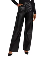 Annina Recycled Leather Trousers
