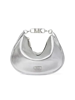 Small Kendall Metallic Leather Shoulder Bag