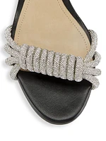 Jewel 63MM Crystal-Embellished Leather Sandals