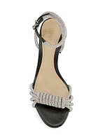 Jewel 63MM Crystal-Embellished Leather Sandals