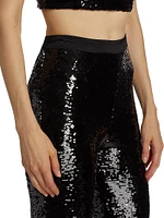 Holiday Amy Sequin Flared Pants