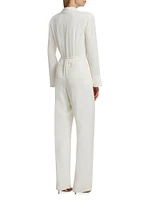 Holiday Macie Wrap Jumpsuit