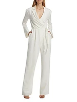 Holiday Macie Wrap Jumpsuit