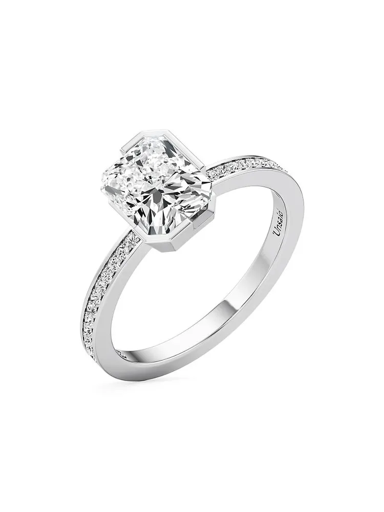 Meta 18K Gold & TCW Lab-Grown Diamond Ring